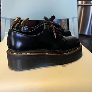 Dr. Martens Black Platform Shoes